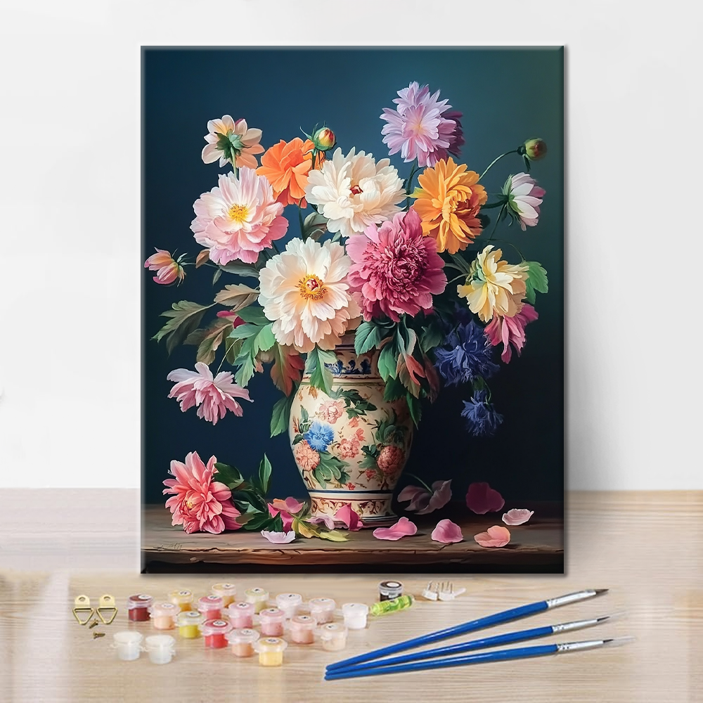 Fiori Senza Tempo - Dipingere con i Numeri