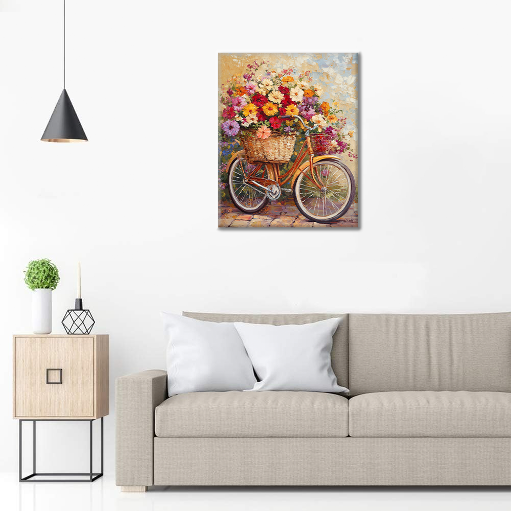 Fiori e Biciclette - Dipingere con i Numeri