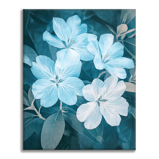 Fiori Bioluminescenti - Dipingere con i Numeri