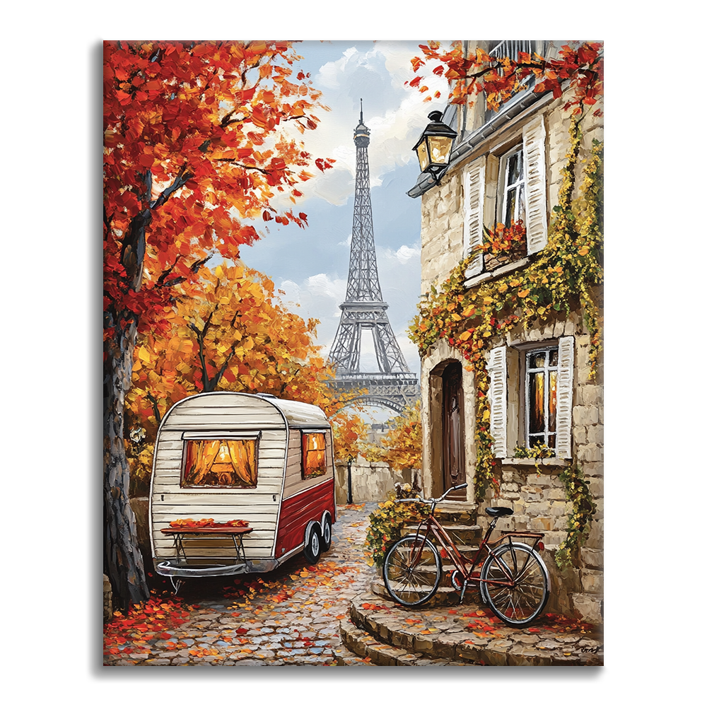Autunno Parisino - Dipingere con i Numeri