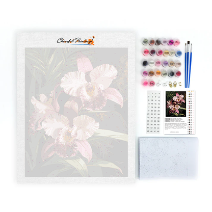 Orchidea Rosa - Dipingere con i Numeri