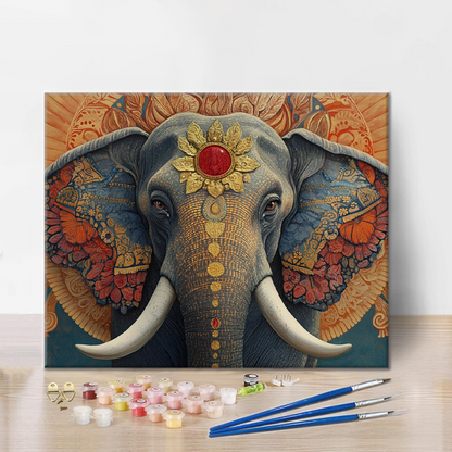 Elefante Sacro - Dipingere con i Numeri