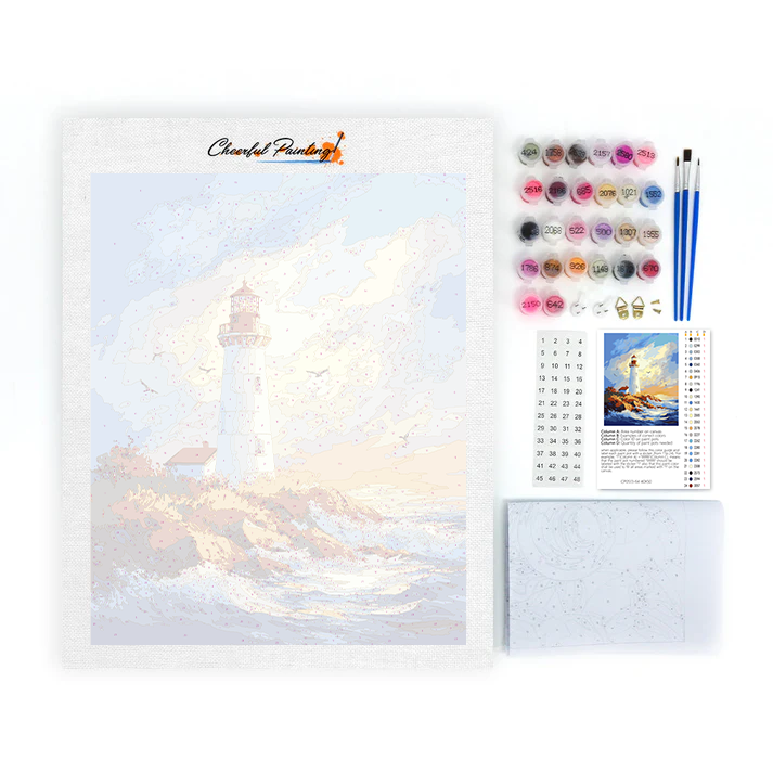 Faro in Riva al Mare - Dipingere con i Numeri