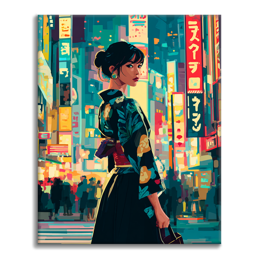 Notti di Tokyo - Dipingere con i numeri
