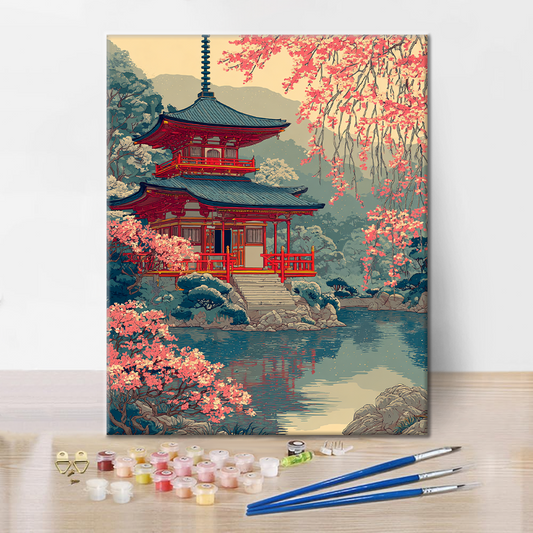 Porta del Santuario Chidori - Dipingere con i numeri