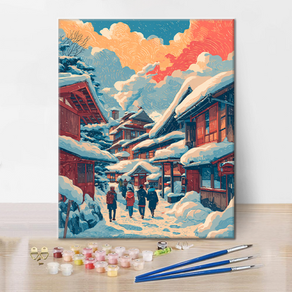 Winter Lodge - Dipingere con i numeri