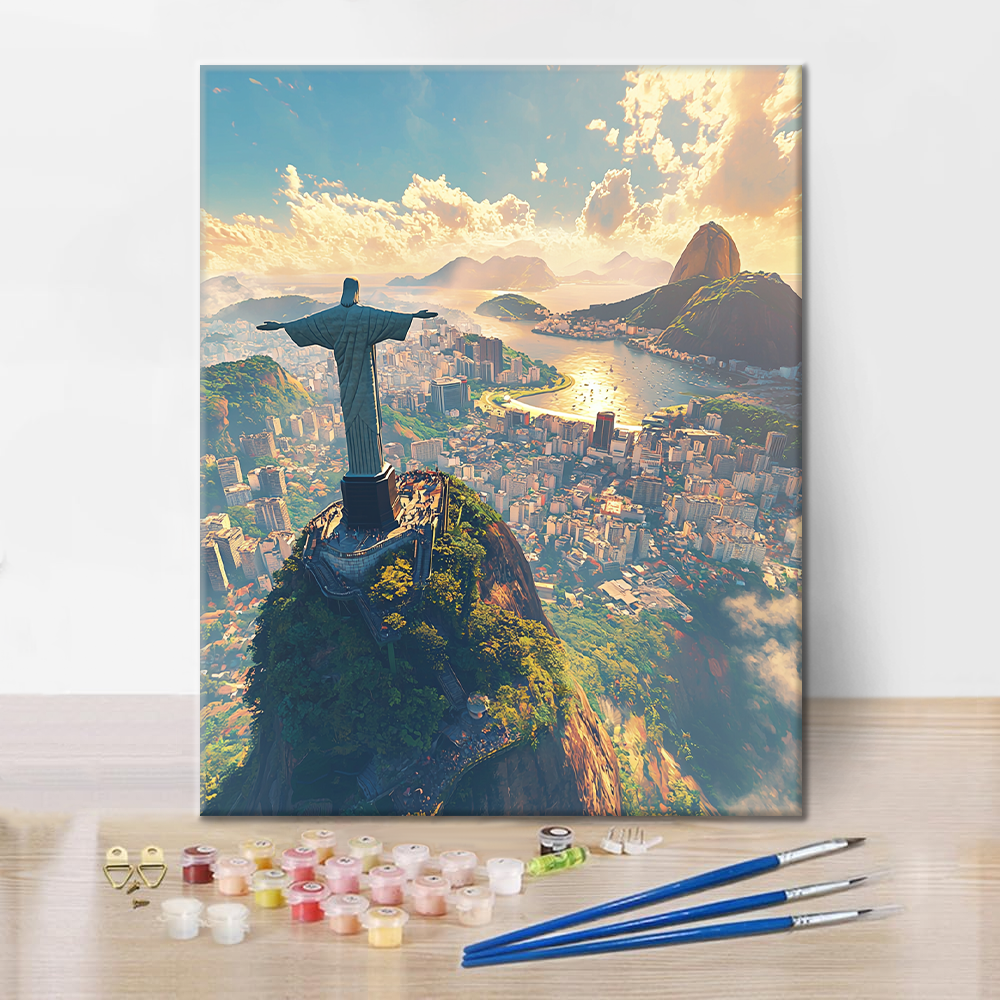Cristo Redentore - Dipingere con i numeri