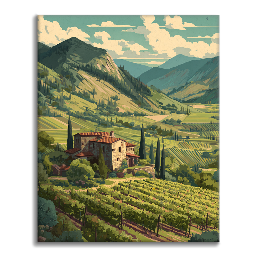 Emerald Vineyard - Dipingere con i numeri