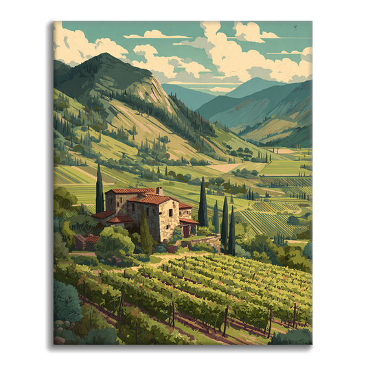 Emerald Vineyard - Dipingere con i numeri