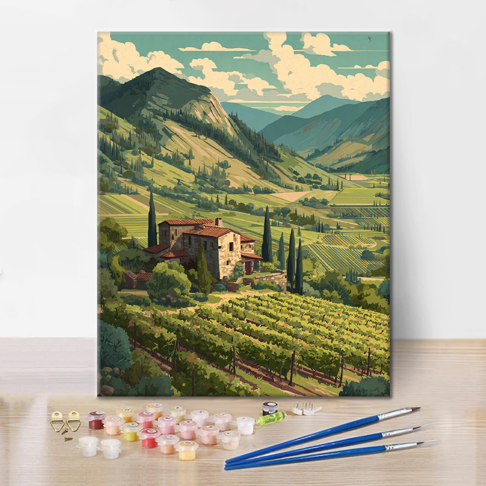 Emerald Vineyard - Dipingere con i numeri