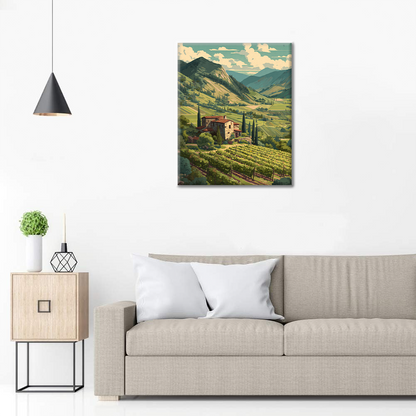 Emerald Vineyard - Dipingere con i numeri