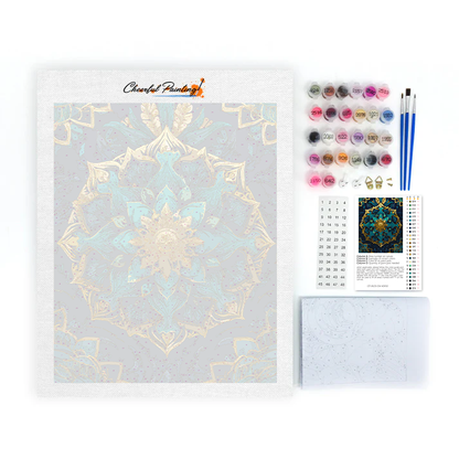 Mandala di vetro - Dipingere con i numeri