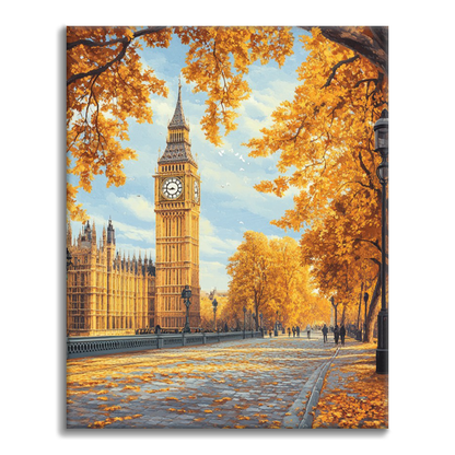 Londra dorata - Dipingere con i numeri