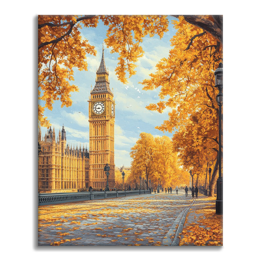 Londra dorata - Dipingere con i numeri
