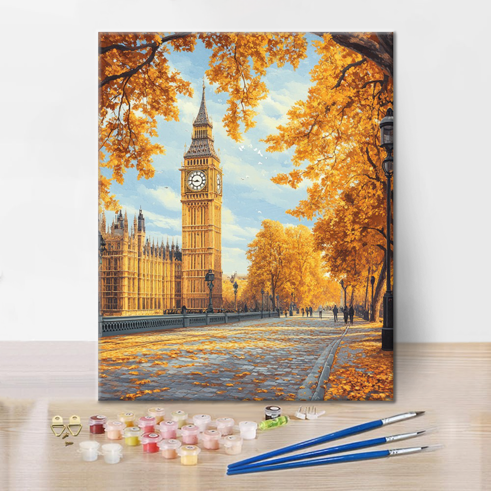 Londra dorata - Dipingere con i numeri
