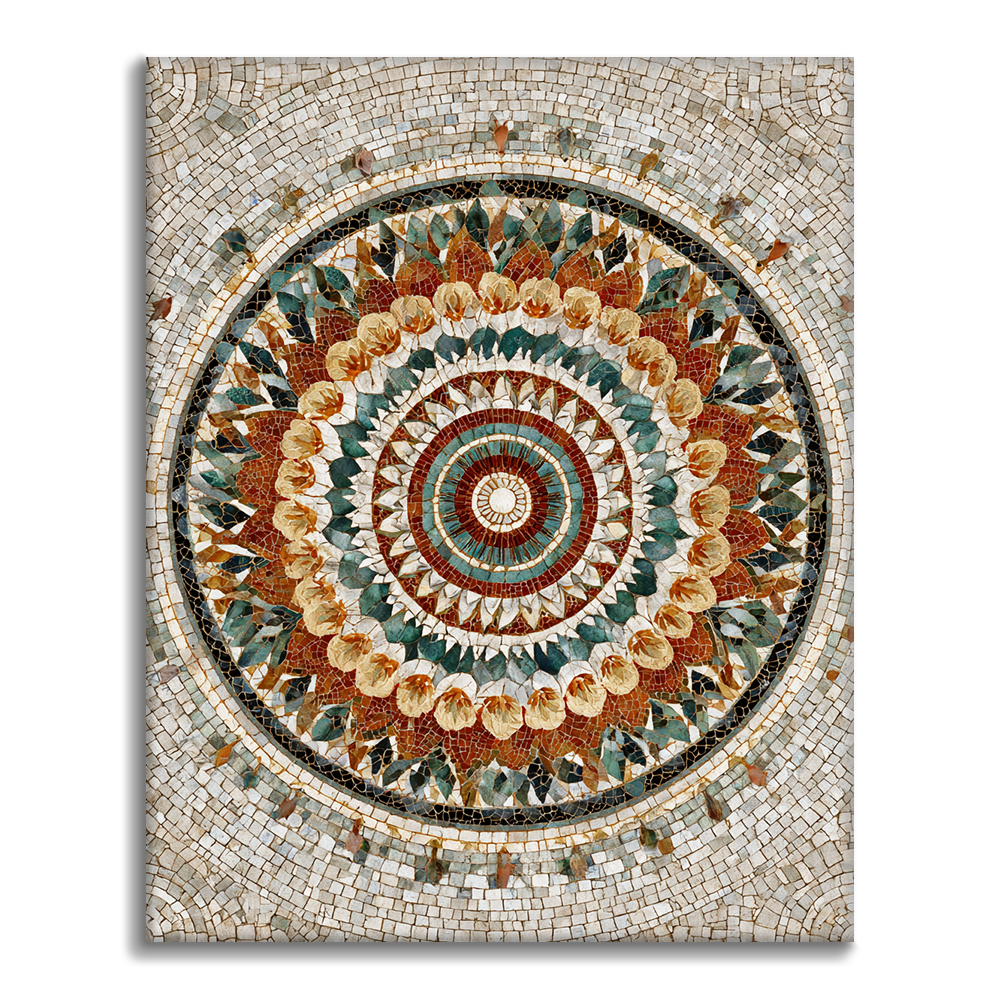 Mandala a strati colorati - Dipingere con i numeri