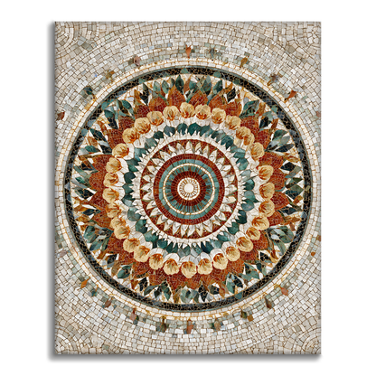 Mandala a strati colorati - Dipingere con i numeri
