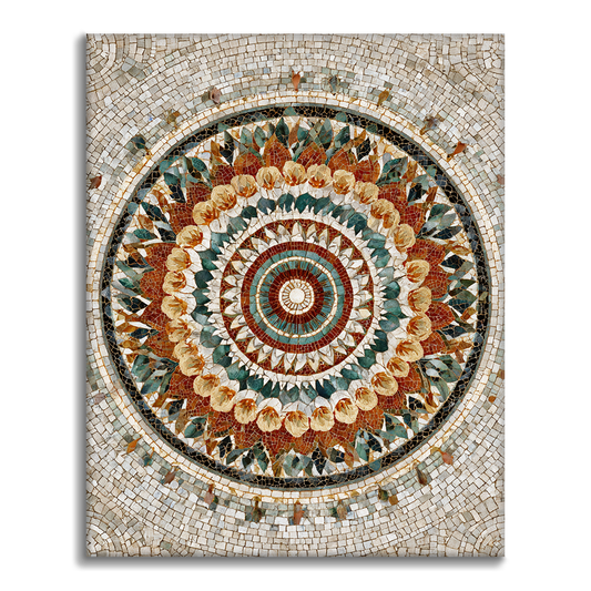 Mandala a strati colorati - Dipingere con i numeri