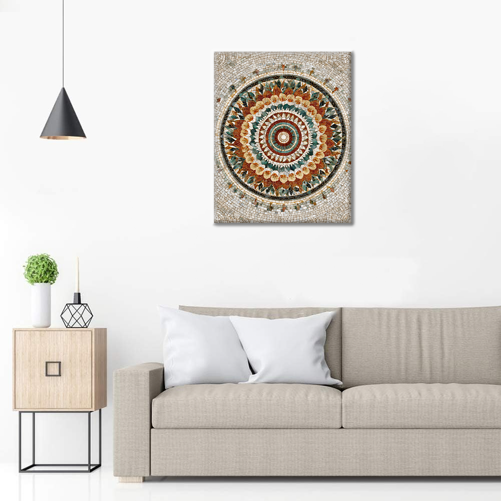 Mandala a strati colorati - Dipingere con i numeri