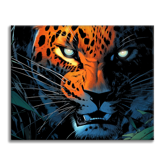 leopardo - Dipingere con i numeri