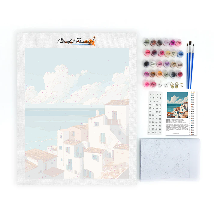 Majorelle Blue Summer - Dipingere con i numeri
