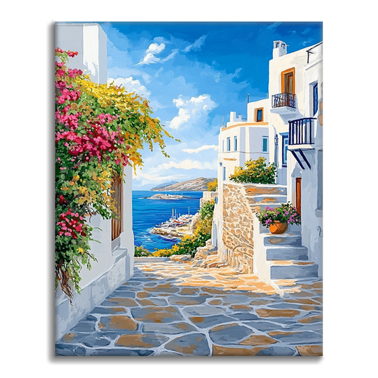 Passeggiata nel Mediterraneo - Dipingere con i numeri