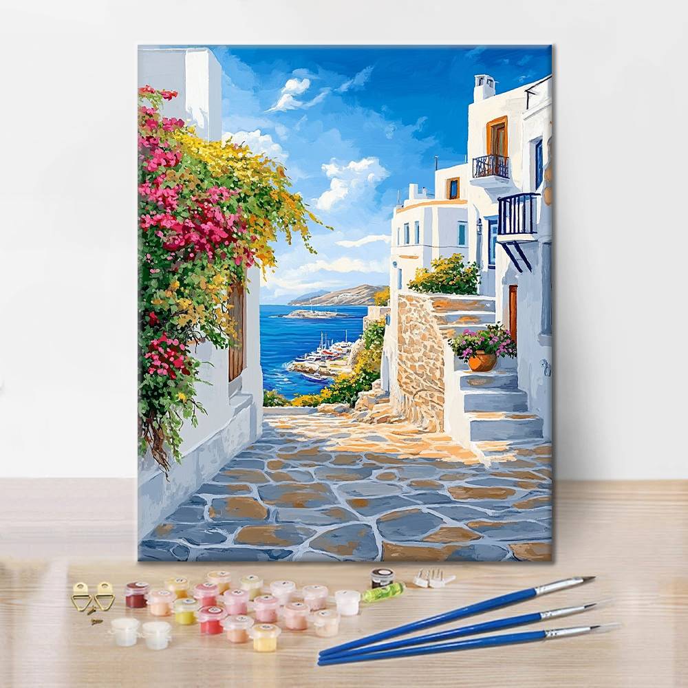 Passeggiata nel Mediterraneo - Dipingere con i numeri