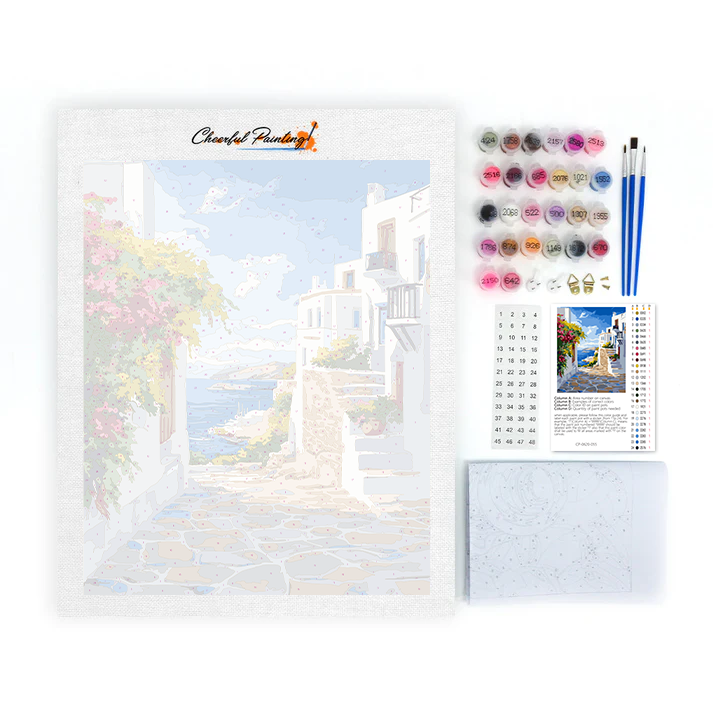 Passeggiata nel Mediterraneo - Dipingere con i numeri