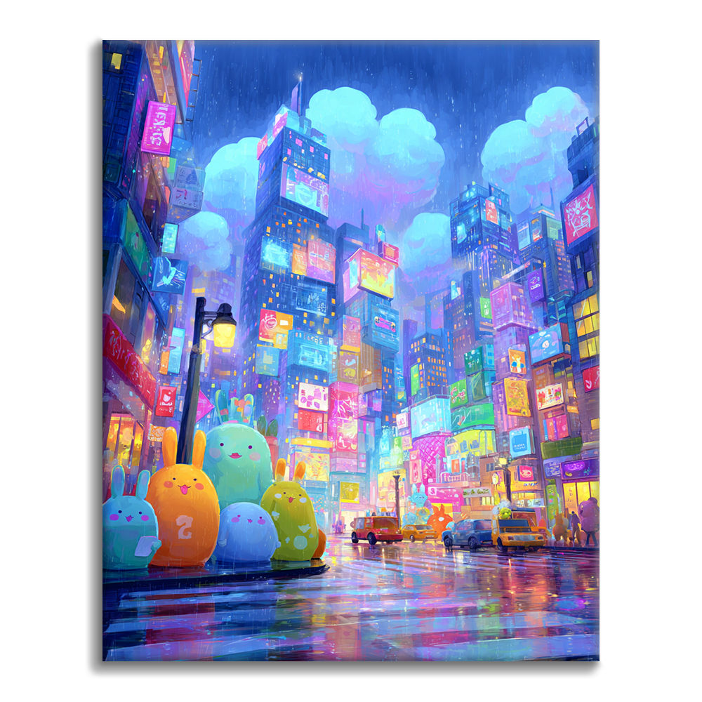 Neon Reverie - Dipingere con i numeri