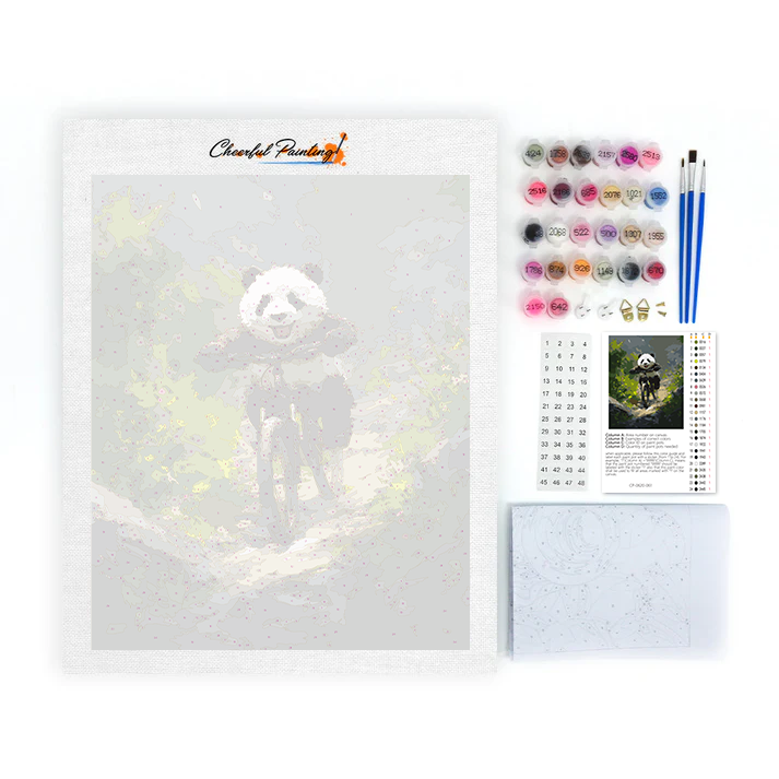 Mountain Bike Panda - Dipingere con i numeri
