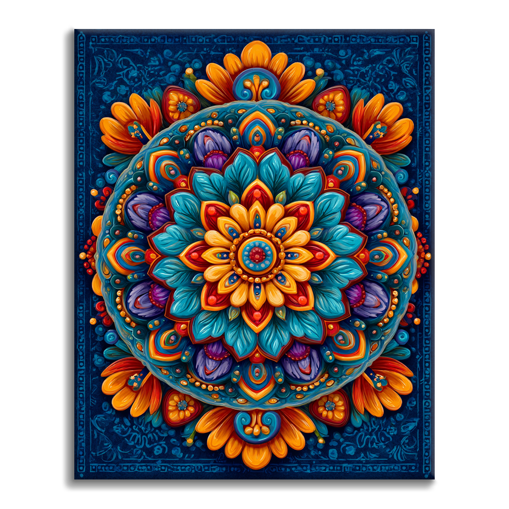 Mandala Radiante - Dipingere con i numeri