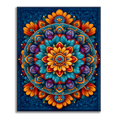 Mandala Radiante - Dipingere con i numeri
