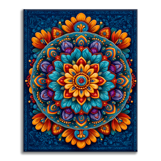 Mandala Radiante - Dipingere con i numeri