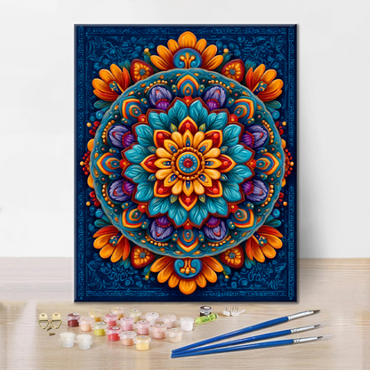 Mandala Radiante - Dipingere con i numeri