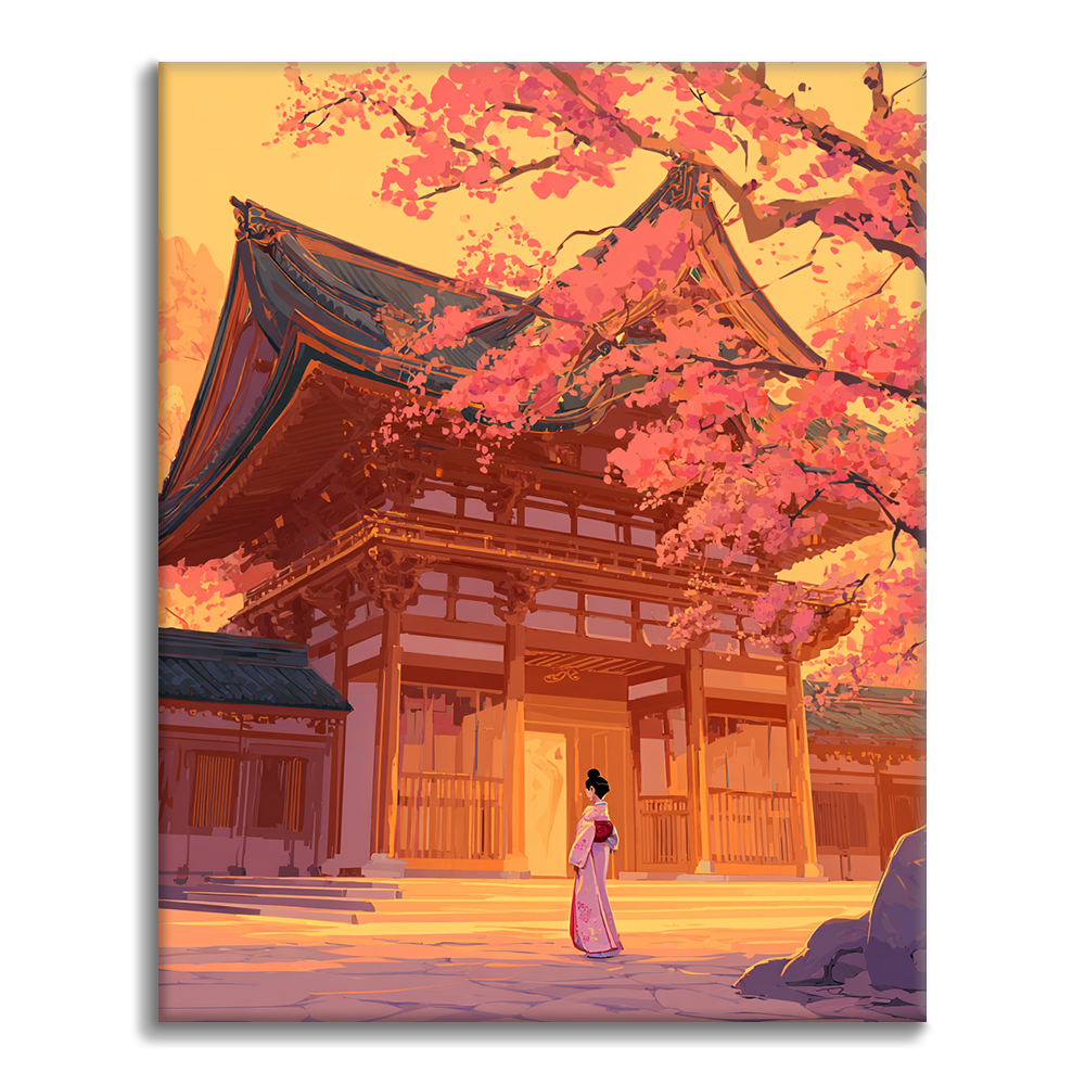 Sakura al Santuario - Dipingere con i numeri
