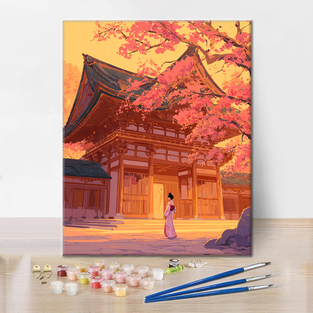 Sakura al Santuario - Dipingere con i numeri