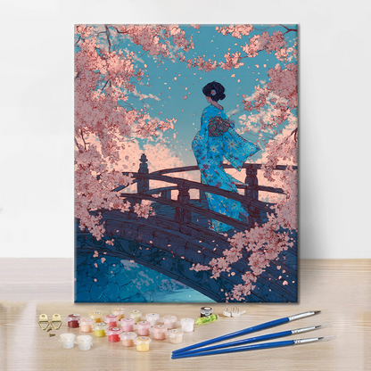 Ponte Sakura - Dipingere con i numeri