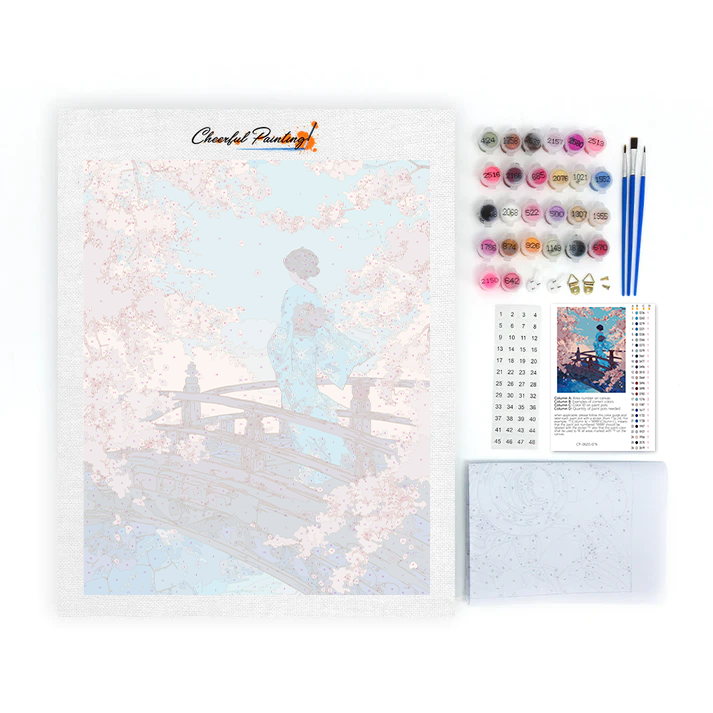 Ponte Sakura - Dipingere con i numeri