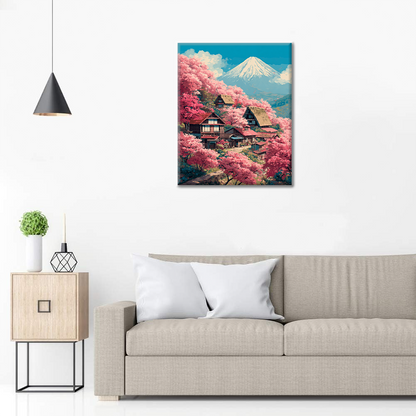 Sakura Villa sul Monte Fuji - Dipingere con i Numeri