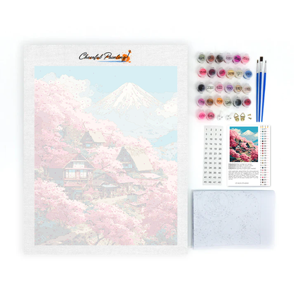 Sakura Villa sul Monte Fuji - Dipingere con i Numeri