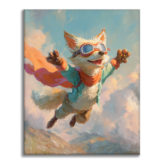 Skydiving Fox - Dipingere con i Numeri