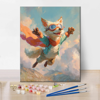 Skydiving Fox - Dipingere con i Numeri