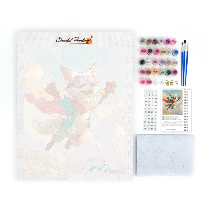Skydiving Fox - Dipingere con i Numeri