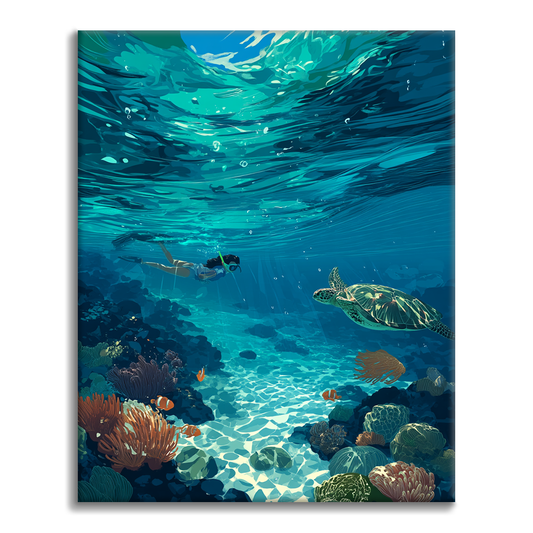 Snorkeling a Bali - Dipingere con i Numeri