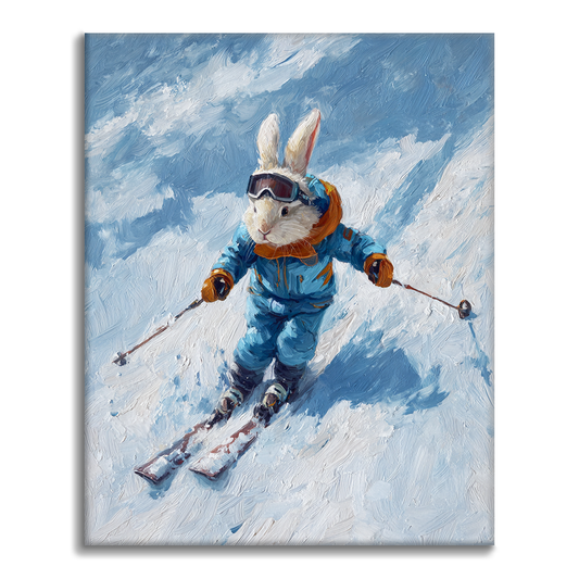 Speedy Snow Rabbit - Dipingere con i Numeri