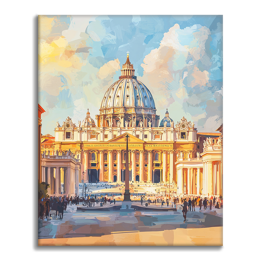 Basilica di San Pietro - Dipingere con i Numeri