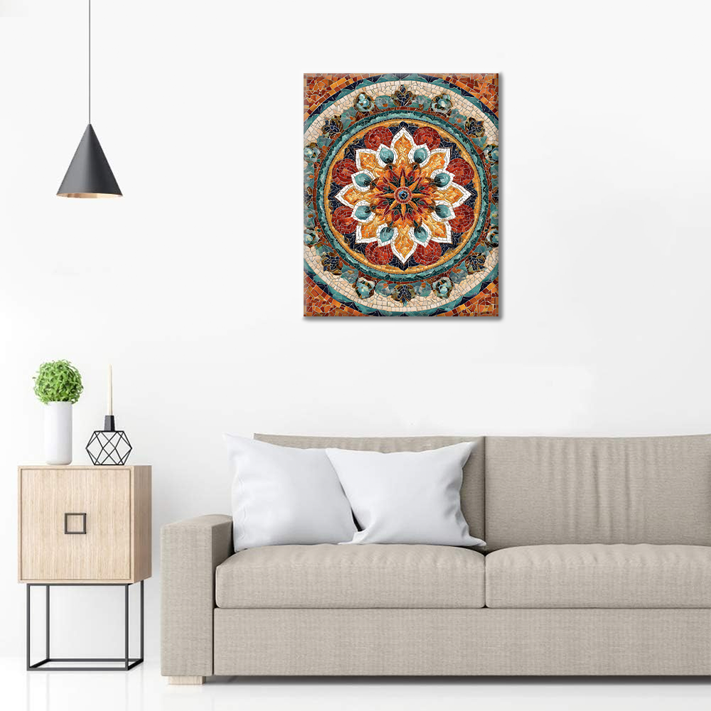 Mandala del sole - Dipingere con i Numeri