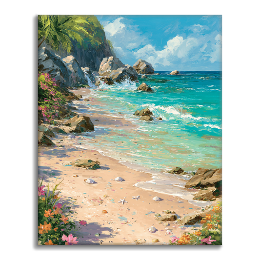 Costa colorata - Dipingere con i Numeri