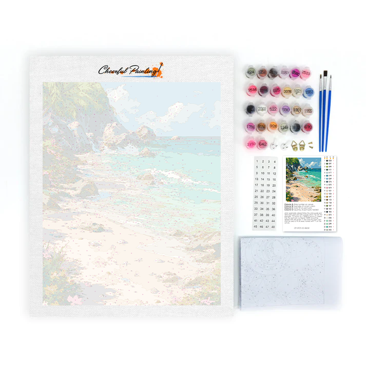 Costa colorata - Dipingere con i Numeri