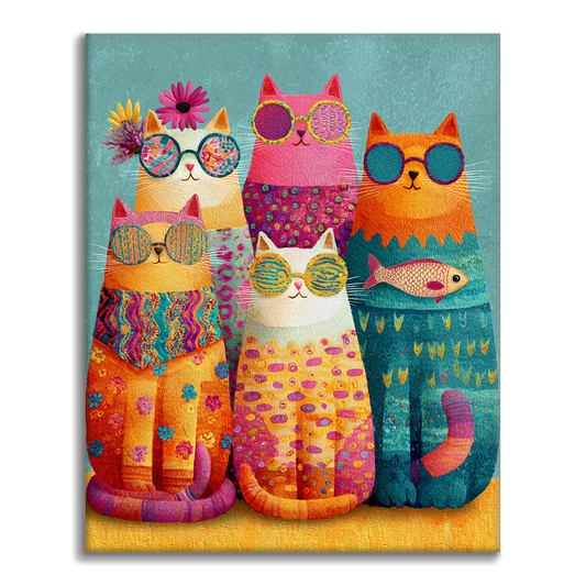 Cool Cat Crew - Dipingere con i Numeri